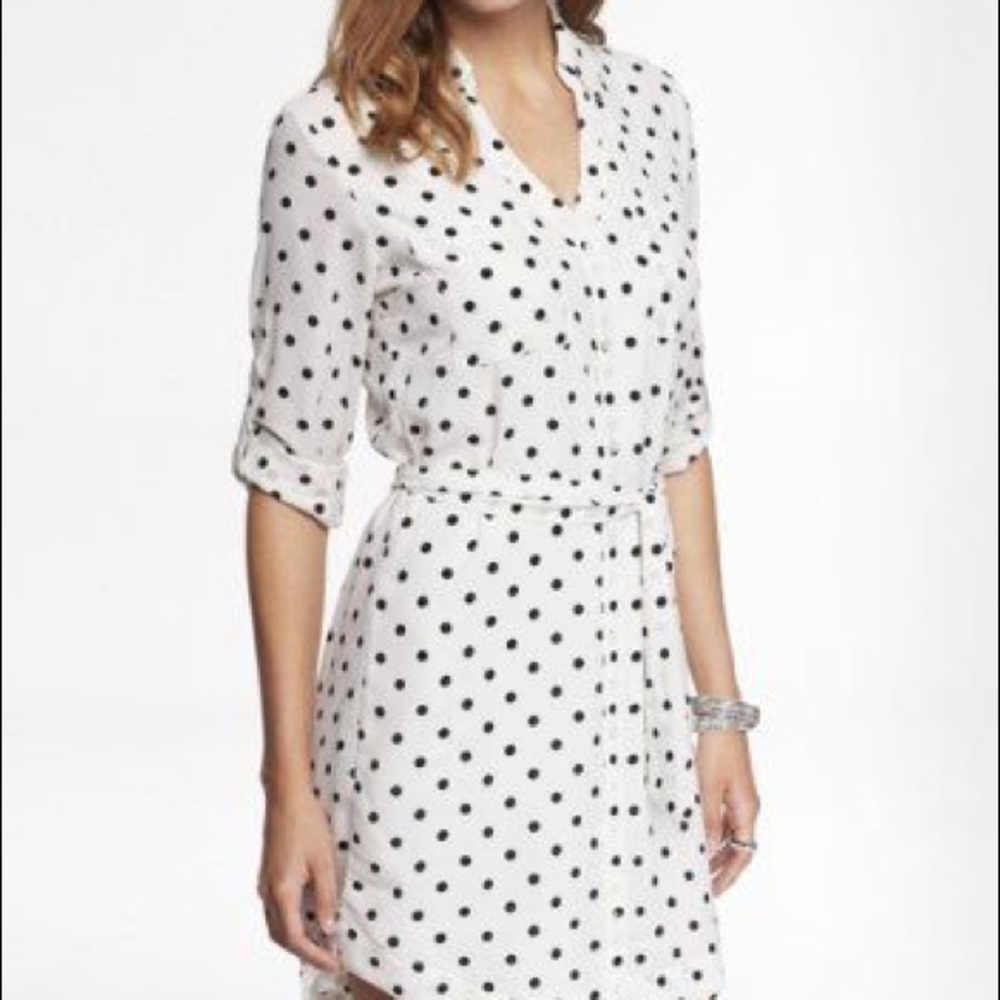 Express The Portofino Shirt Dress